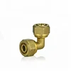 IFAN good quality low price union nickel plated screw brass fittings for pipes serie 100