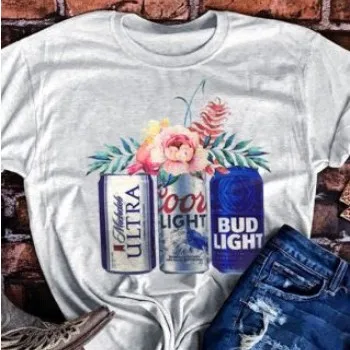 

2019 Most Popular Coors Light Bud Light T-Shirt Wholesale