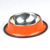 

Color printed stainless steel dog bowl