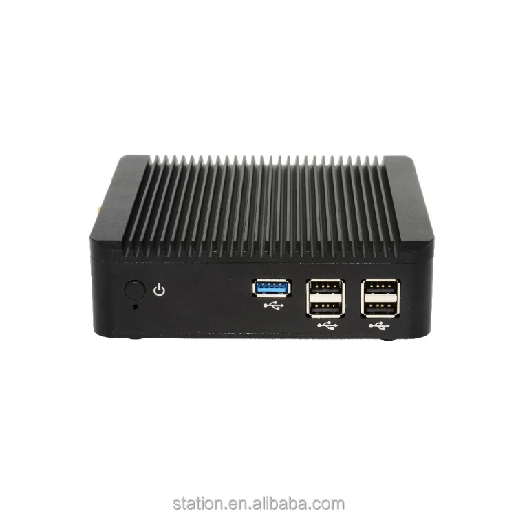 

Factory price desktop computer thin client J1900 mini pc CPU with fanless, Black