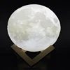 Christmas gift colorful dimming 3d lamp led ball moon night light