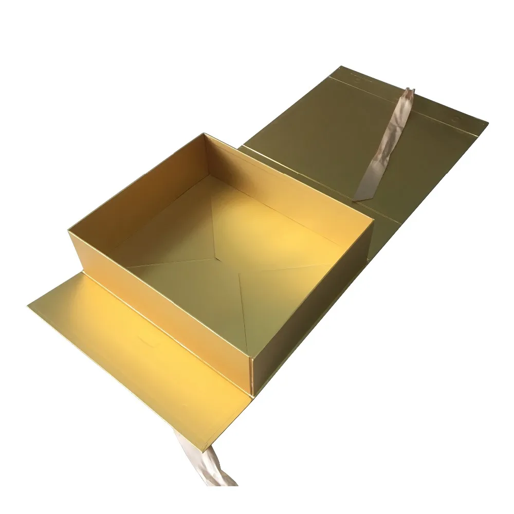 hot fashion new design custom paper folding matt gold color hair