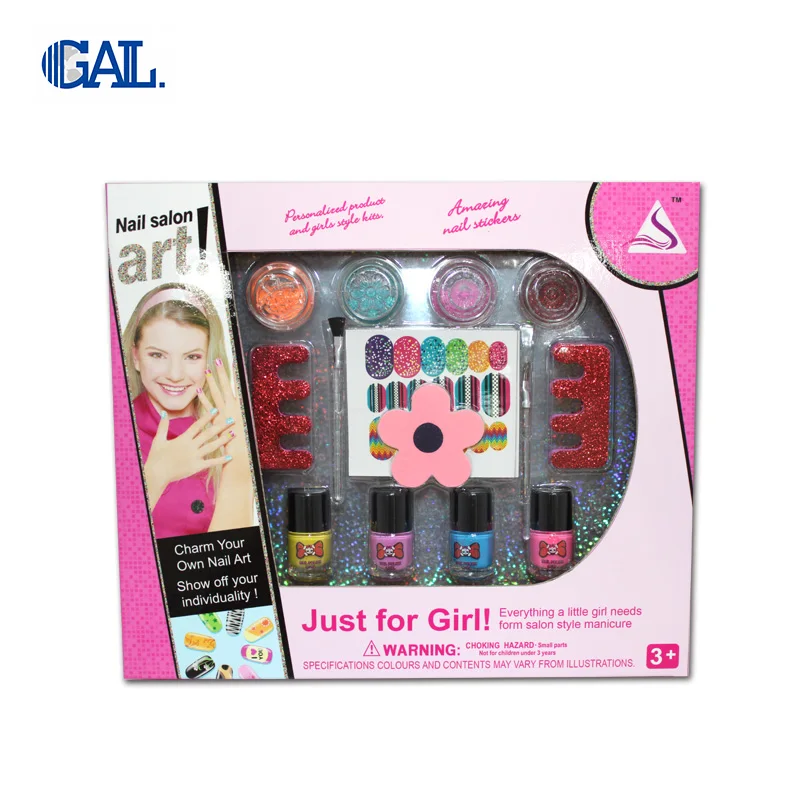 Fashion Girl Teenager Cometic Diy Peel Off Nail Polish Set - Buy Nail 