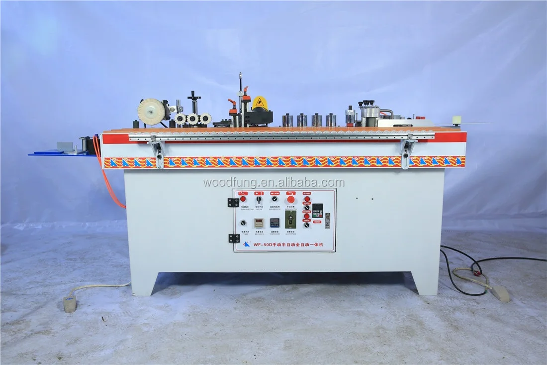 WF50D all in one woodworking machinery wood edge banding machine