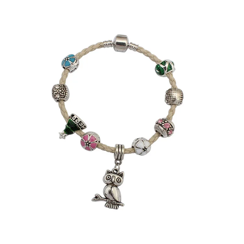 

DIY Bead Bracelet Owl Jewley For Ladies China Handmade Jewelry, Multicolor