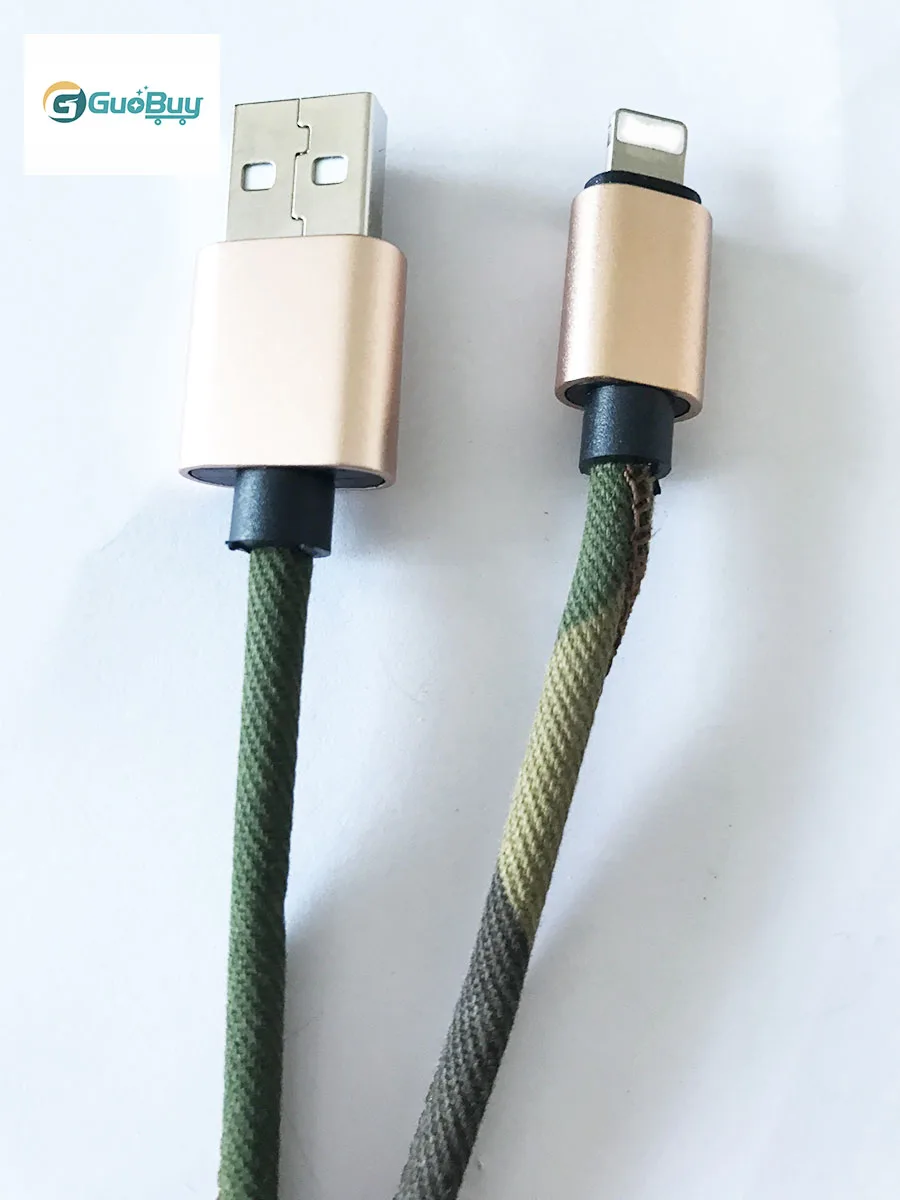 

Original 8 pin Metal Braided Wire Sync Data Charger USB Cable For iPhone 7 6s plus 5 5s Mobile Phone Cables, N/a