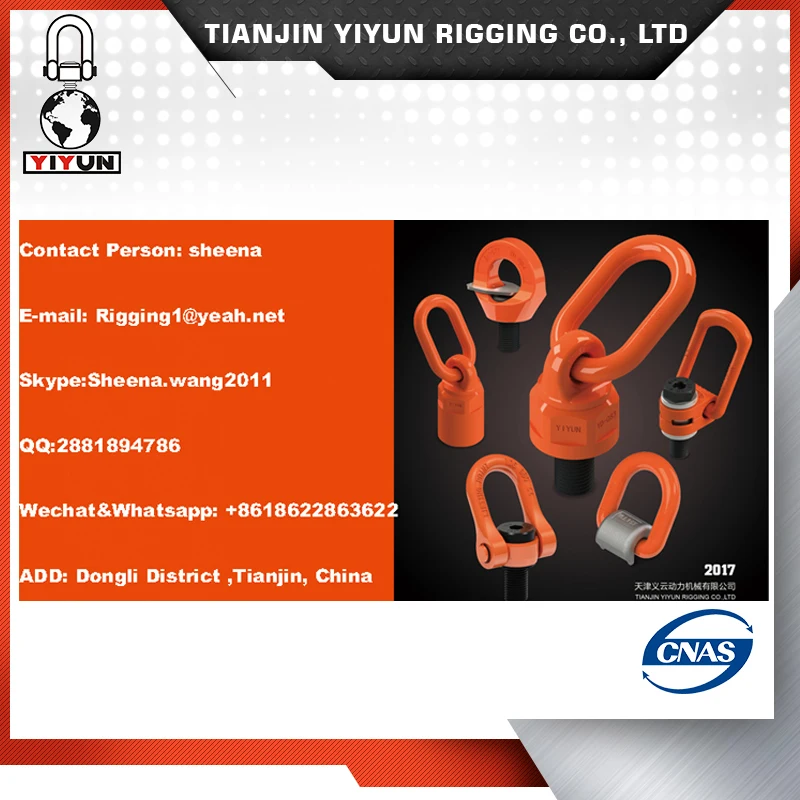 Oem Shackle Eye Bolts Swivel Ring For Hoist Lifting Buy Swivel Ring