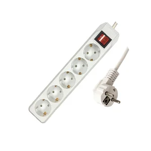 Germany Electrical Switch Socket Extension Surge Schuko With Gs Roved Strip
