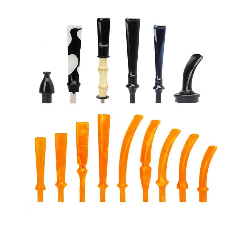 Best Selling Bent Long Pipe Stem Churchwarden Acrylic Smoking Pipe