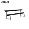 Multi hammer strength black cast iron two-layer exercise mini dumbbell rack