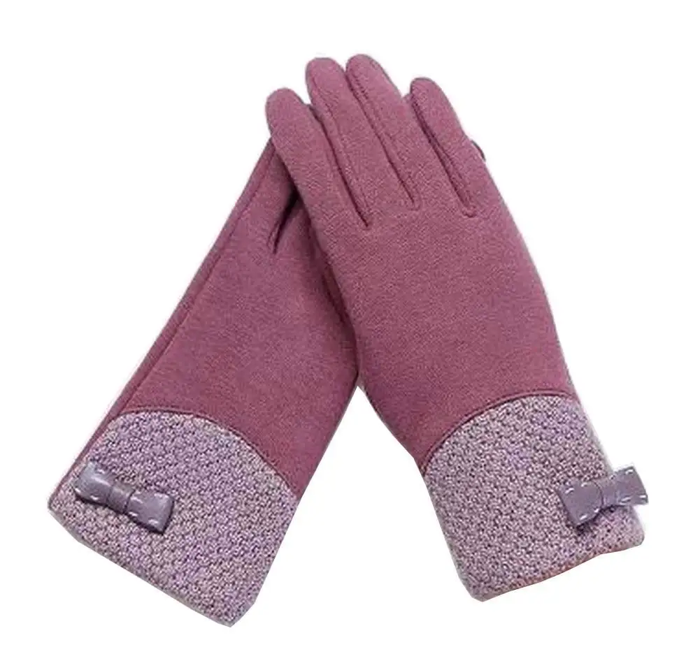 purple driving gloves