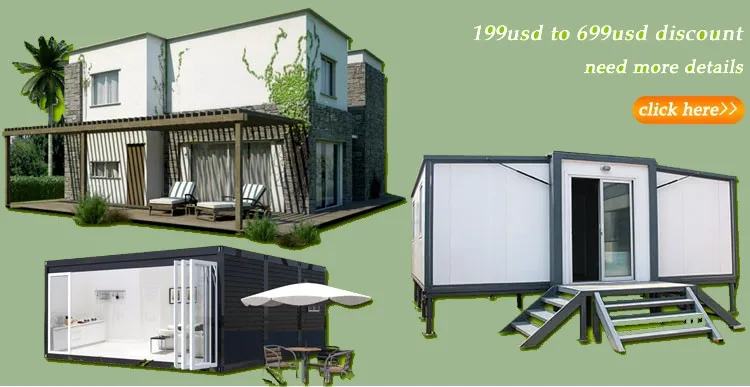 Wear Resistance Unique Mobile Homes Portable Tiny Houses For Sale