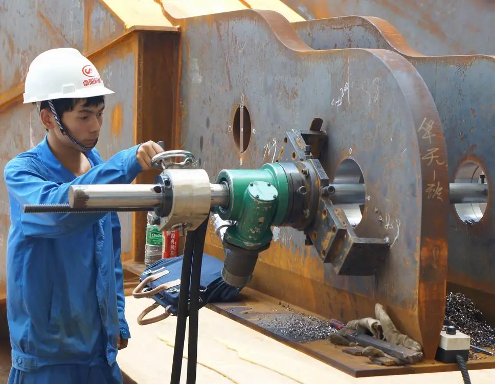 barrenadora portatil Portable Line Boring Machine Tools for Heavy Equipment Bore Repair