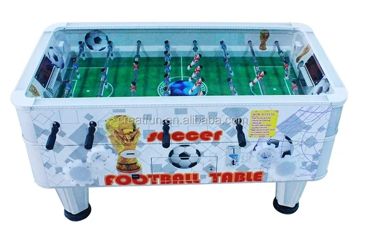 New colorful coin operated arcade hand football mini game machine soccer table