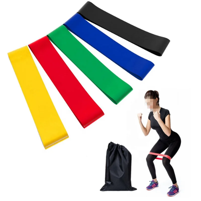 

Elastic Durable Gym Latex Hip Circle bandas de resistencia Yoga Exercise Fitness Resistance Band, Pink, red, blue, green, black, purple