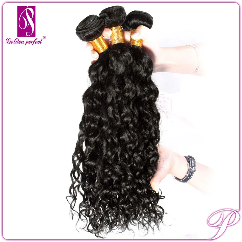 100 Natural Sexy Wave Human Hair Weave Color 33 Curly Indian Remy