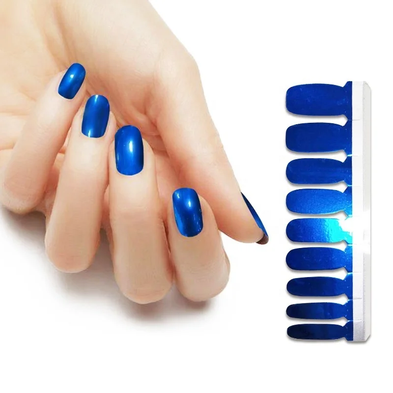 metalic nail sticker