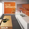Wood veneer kitchen cabinet with modern design
