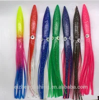 

11.8inch/30cm 42g Soft Fishing Lure Rubber Squid Skirts Octopus Lure Trolling Bait Saltwater