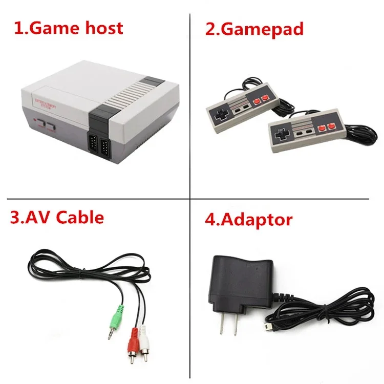 Mini Console built-in 620 non-repetitive game retro handheld game console home TV video game console