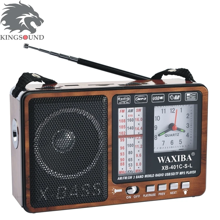 New Product XB-401C-S-L Radio Alarm Clock Radio WIth Solar
