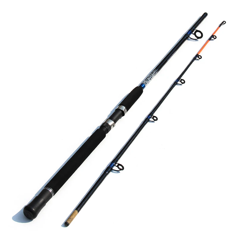 

pengshuo glass saltwater sea bass fishing rod blank, Black