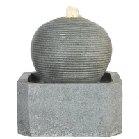 

new design beautiful Garden Ornaments polyresin rockery water fountain