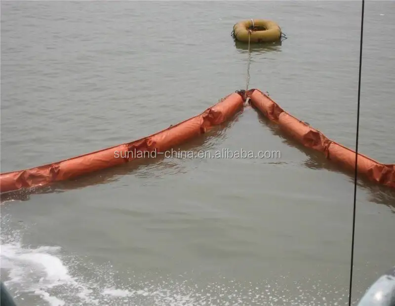 
Factory sale spill containment rubber drilling platform oil boom 