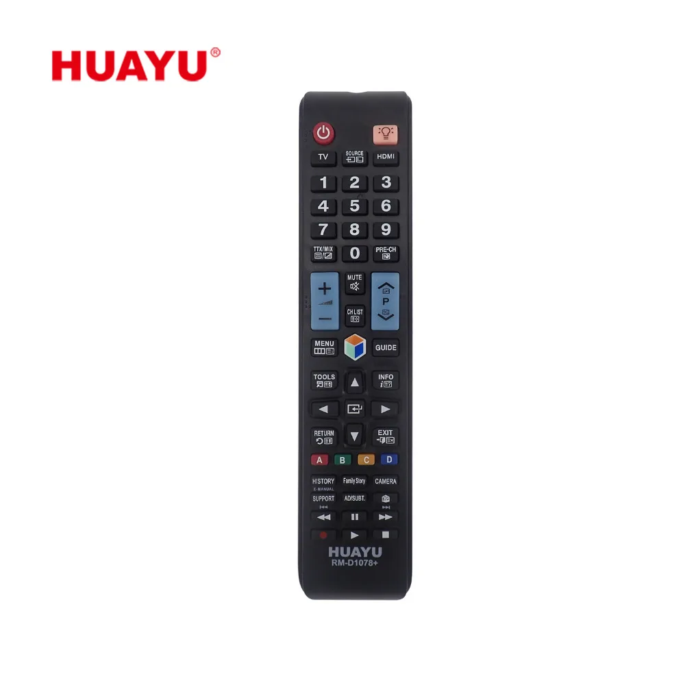 

RM-D1078+ HUAYU UNIVERSAL REPLACEMENT USE FOR SAMSUNG REMOTE CONTROL LCD LED REMOTE CONTROL, Black