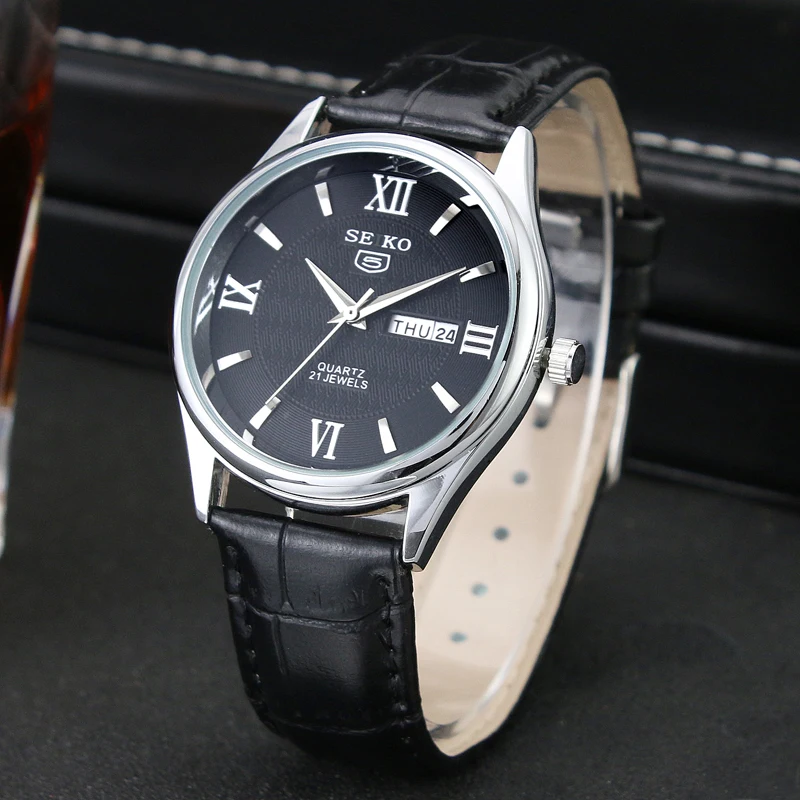 

Cheap Wholesale OEM Smart Watch For Kids Time Mens Quartz Watches Men WATER RESISTANT Wristwatch Luxury Custom, Black/brown