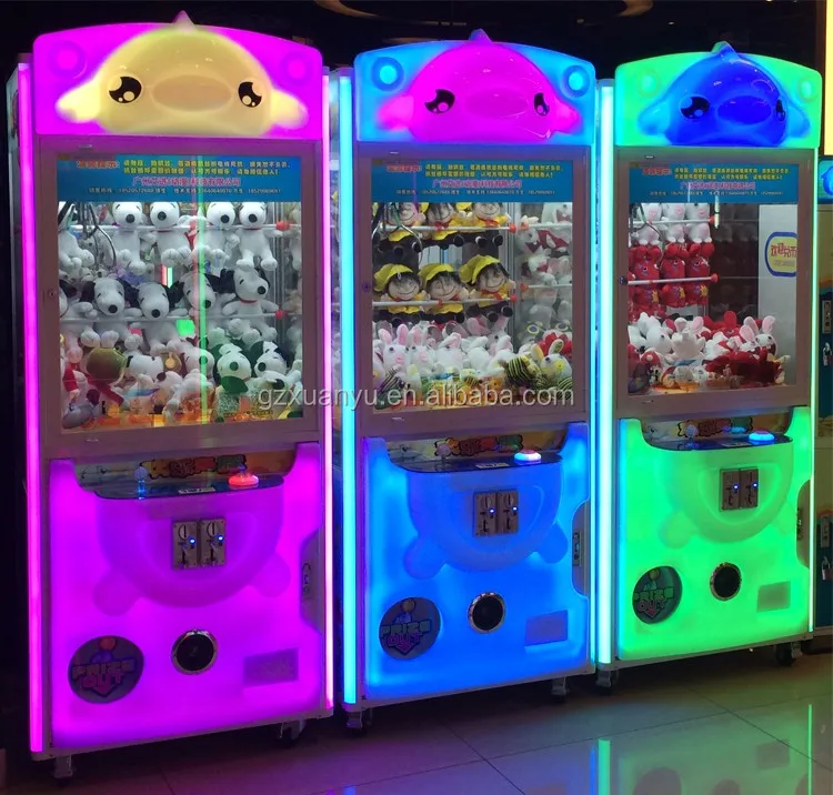 New coin pusher luxurious happy dolphin II toy crane claw catcher machine for sale