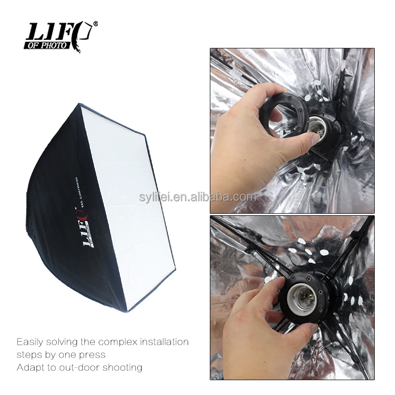 
Life of photo 50*50 LED550 softbox LED bulb photographic equipment 