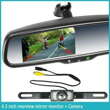 Car Accessories China Wholesale Rearview Mirror 4 3inch Digital Mirror Monitor With Auto Reverse Camera Display Led Light Buy 4 3inch Digital Mirror