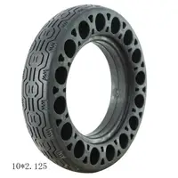 

10 inch Solid Rubber Wheel Tire Anti-explosion proof Shock Absorption Honeycomb solid tire for Electric Scooter Skateboard