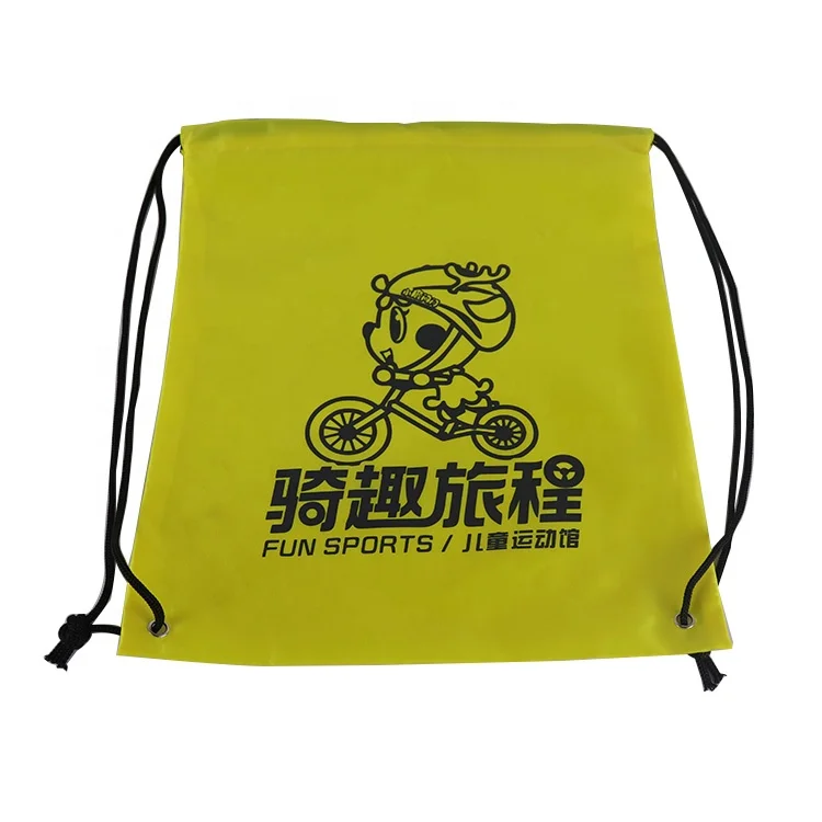 

Wholesale Cheap Custom Size promotional Handled Polyester Drawstring Bag, Customized