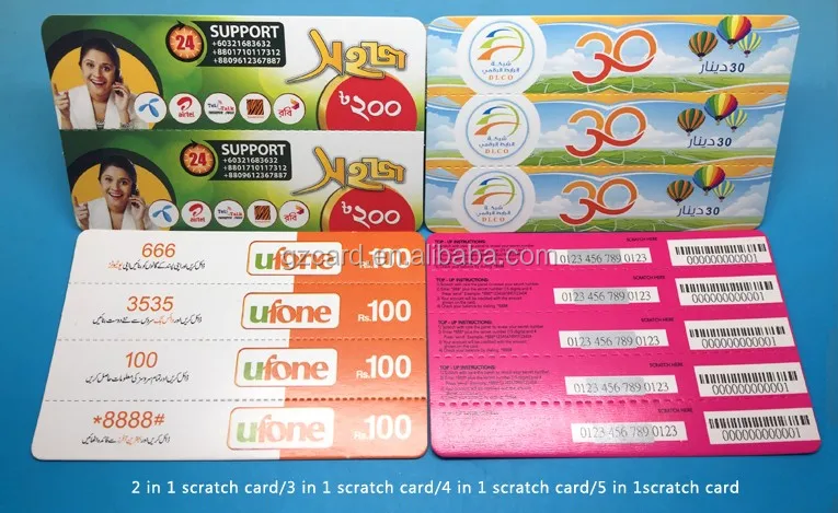 2 in 1 scratch card