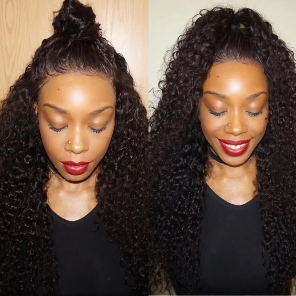 CELIE Cheap Price Virgin Remy Natural Hair Products Tinashe Curly Human Hair Lace Front Wig Short Braided Wigs for black women