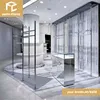 Custom boutique store design clothing stores display cloth stand, showroom clothes hanger stand