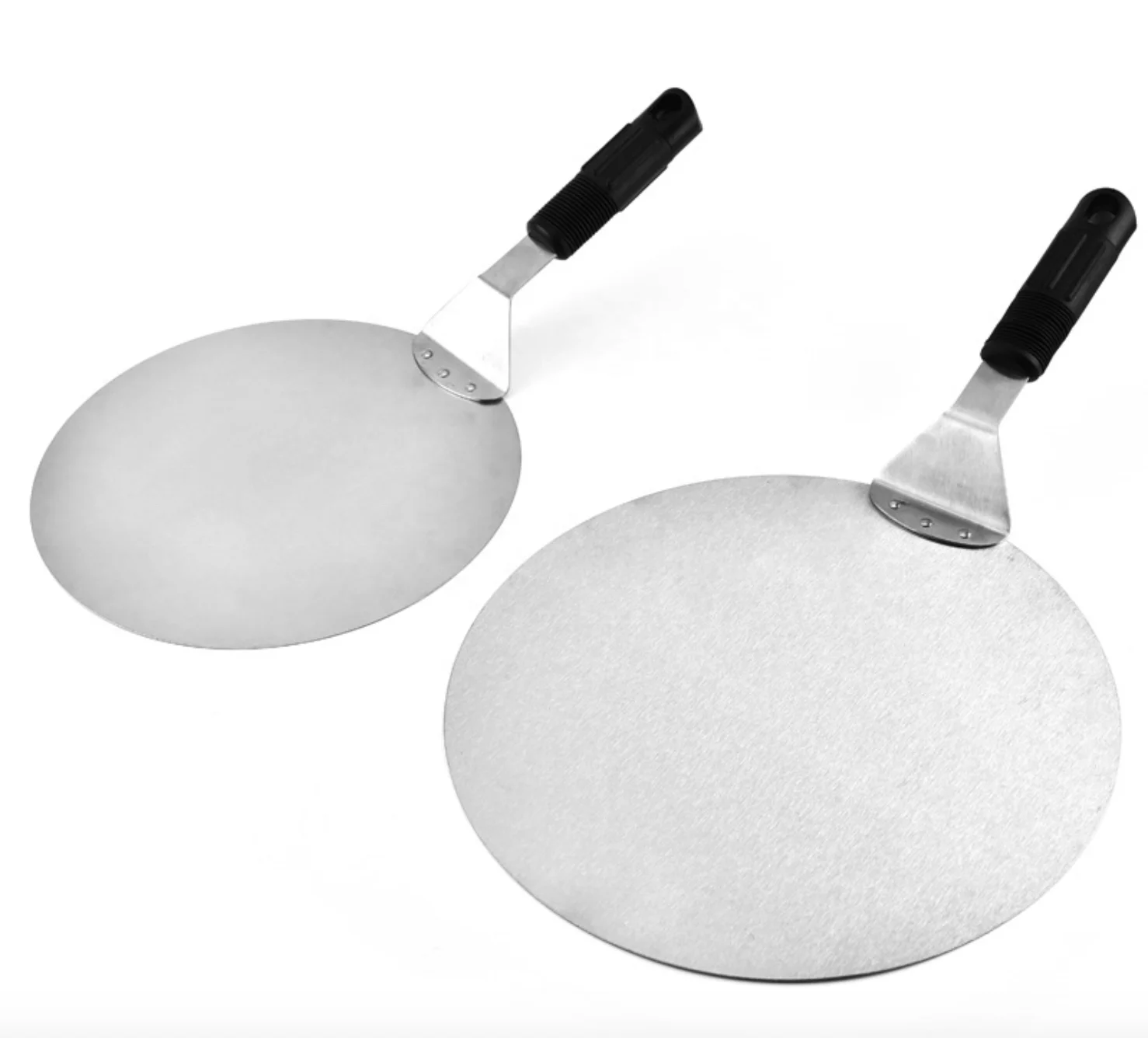 Airlove Stainless Steel Pizza Shovel Paddle Cake Shovel Baking Tools Grip Handle Ideal for baking on Pizza Stone Oven Grill 