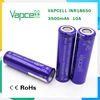 high power Vapcell 18650 3500mAh 10A purple high performer for e-cig