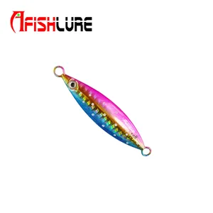 Lead Metal Sinker Jigging Lure Slow Pitch Sinking Jig Deep Sea 100g