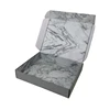 Corrugated White Hot Stamping Gold Silver Cosmetic Airplane Earmuffs Eyeshadow Paper Packaging Box With Ribbon