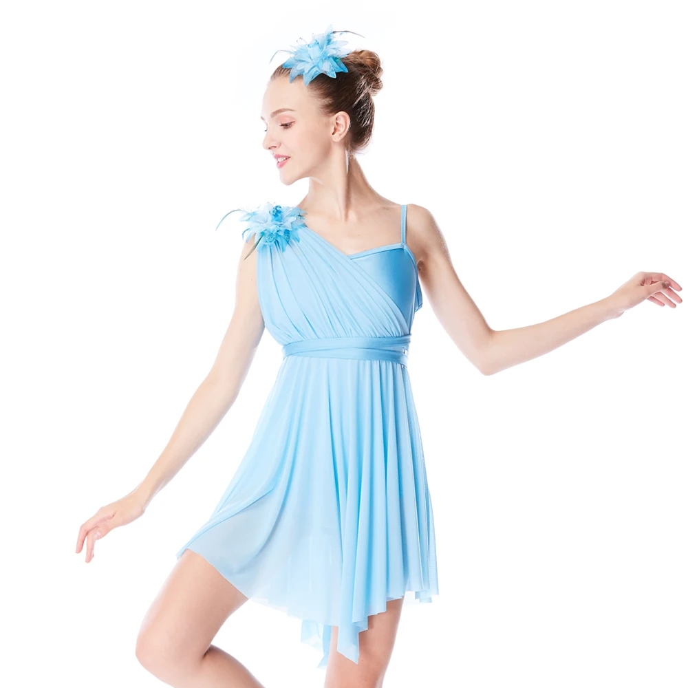 Midee Elegantes Lila Tanz Kostum Lyrische Eiskunstlauf Kleider Buy Sky Blue Lyrical Dress Purple Dancing Dress Skating Dress Product On Alibaba Com