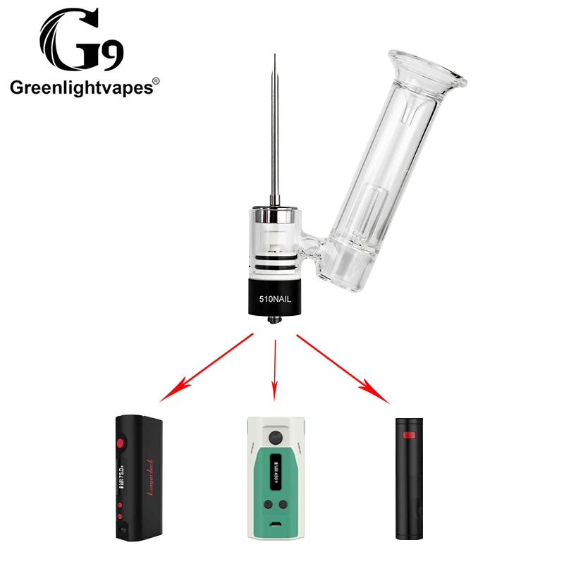 

Travel kit vape pen ceramic enail mod attachment portable dag rig 510 enail, Black