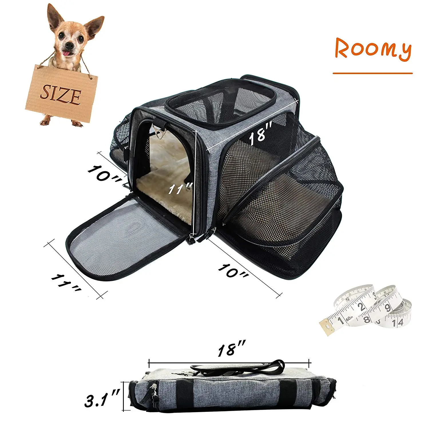 High Quality Pet Carrier For Dogs And Cats Comfort Airline Approved