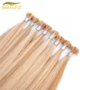 Fashion i tip 100% virgin indian remy hair extensions 100 keratin tip human hair