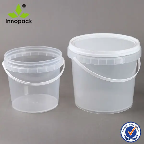 2.5l Small Plastic Buckets With Lids 