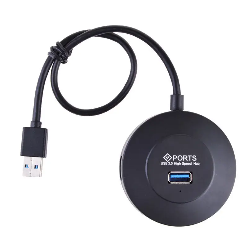 High Speed portable computer extension 4 ports USB  Hub round shape 3.0 USB Hub