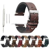 

Vintage brown watch strap 18mm 20mm 22mm 24mm handmade genuine leather watch band