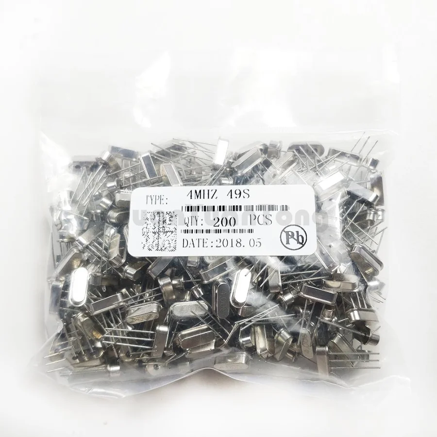 Hc49s 4mhz Crystal Oscillator Low Frequency Dip Passive Crystal